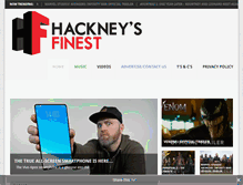 Tablet Screenshot of hackneysfinest.com